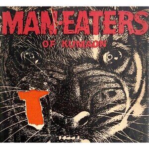 Man Eaters Of Kumaon Jim Corbett 1946 HC Book 1st Edition Animal Attack HBS